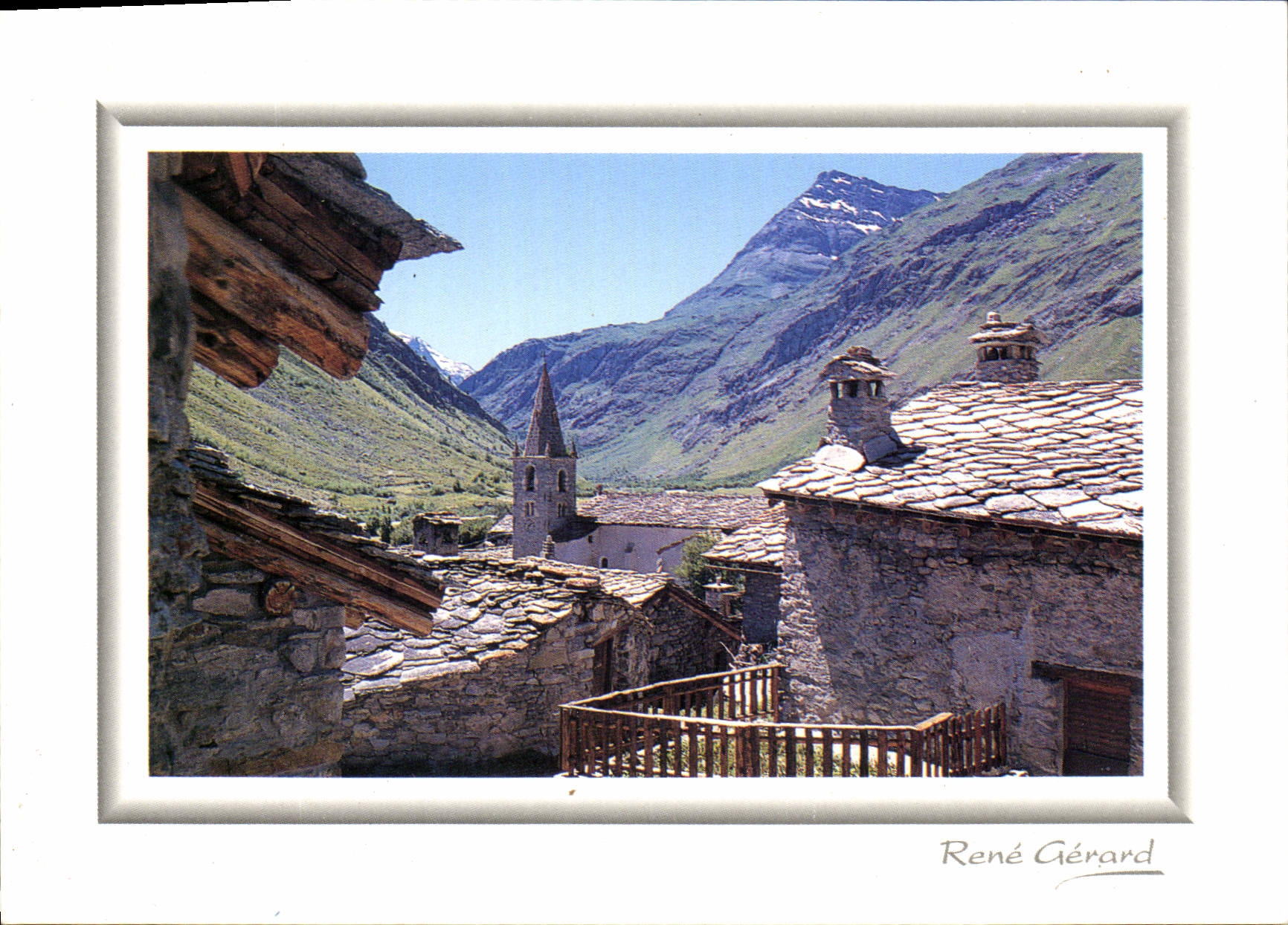 CPSM Image de Montagne au coeur du Village 