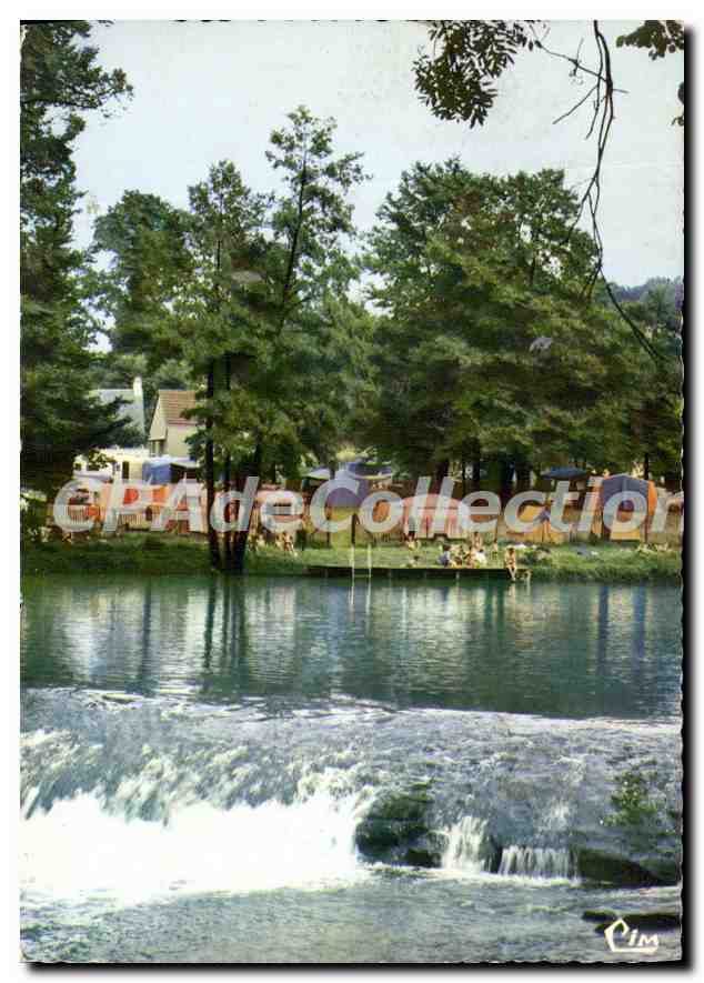 Le barrage et le camping à ClecY — Calvados — éditeur Cim