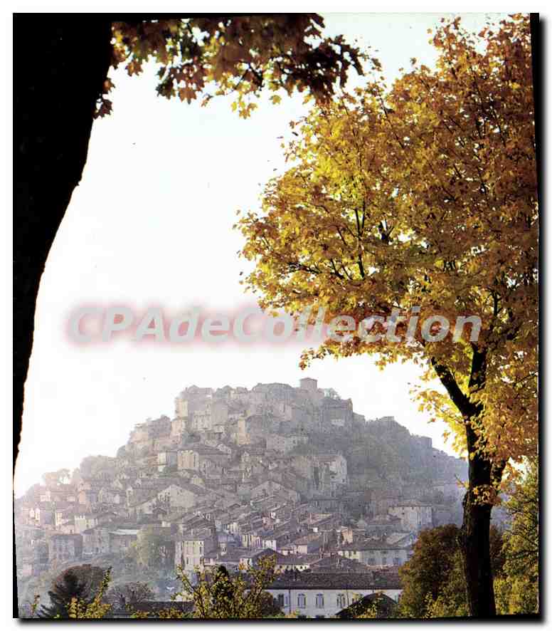 CPSM Cordes Tarn Ville fortifiee de 1222 Residence de la Cour du Languedoc au XIV siecle vue general
