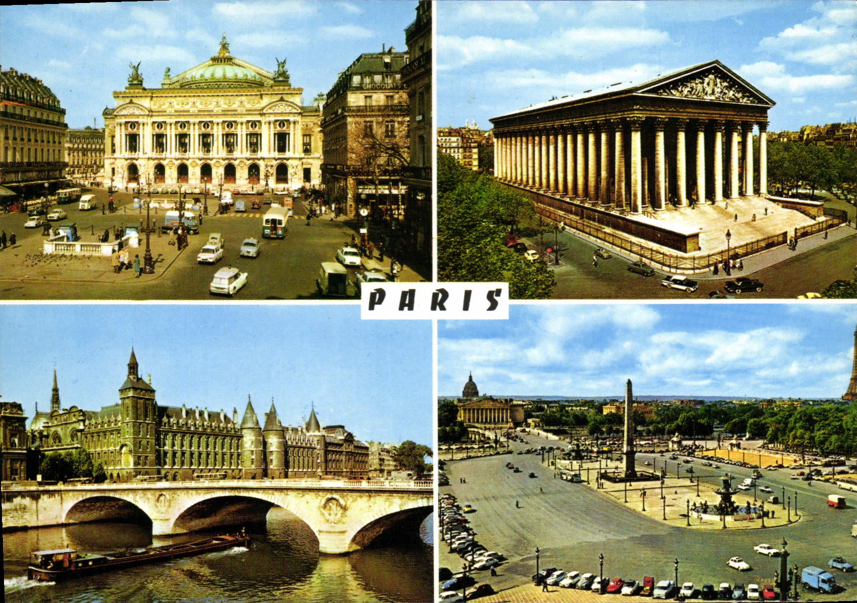 Paris — Vue panoramique — Éditions E.C., Paris