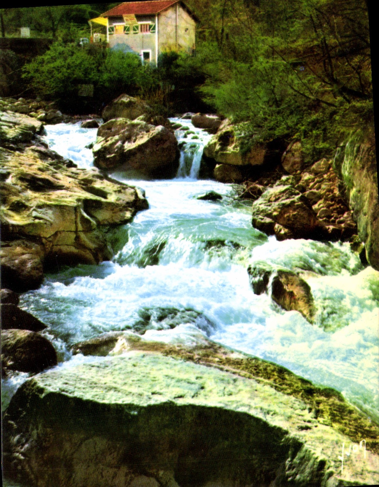 CPSM La Cote d'Azur miracle de la nature les gorges du Loup Alpes Maritimes les Cascades 