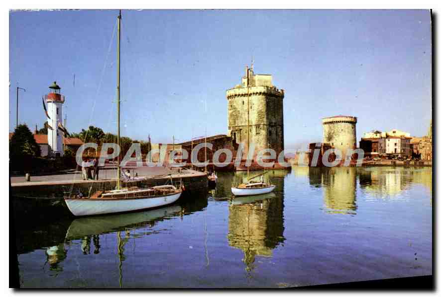 La Rochelle — Le phare et l'entrée du port — CPAdeCollection