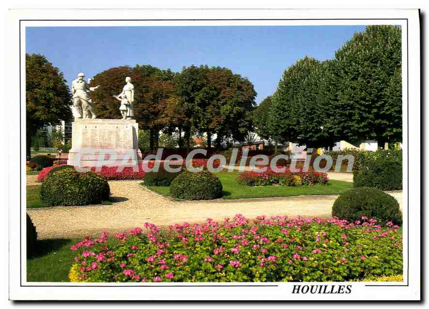 CPSM Houilles Parc Charles de Gaulle 