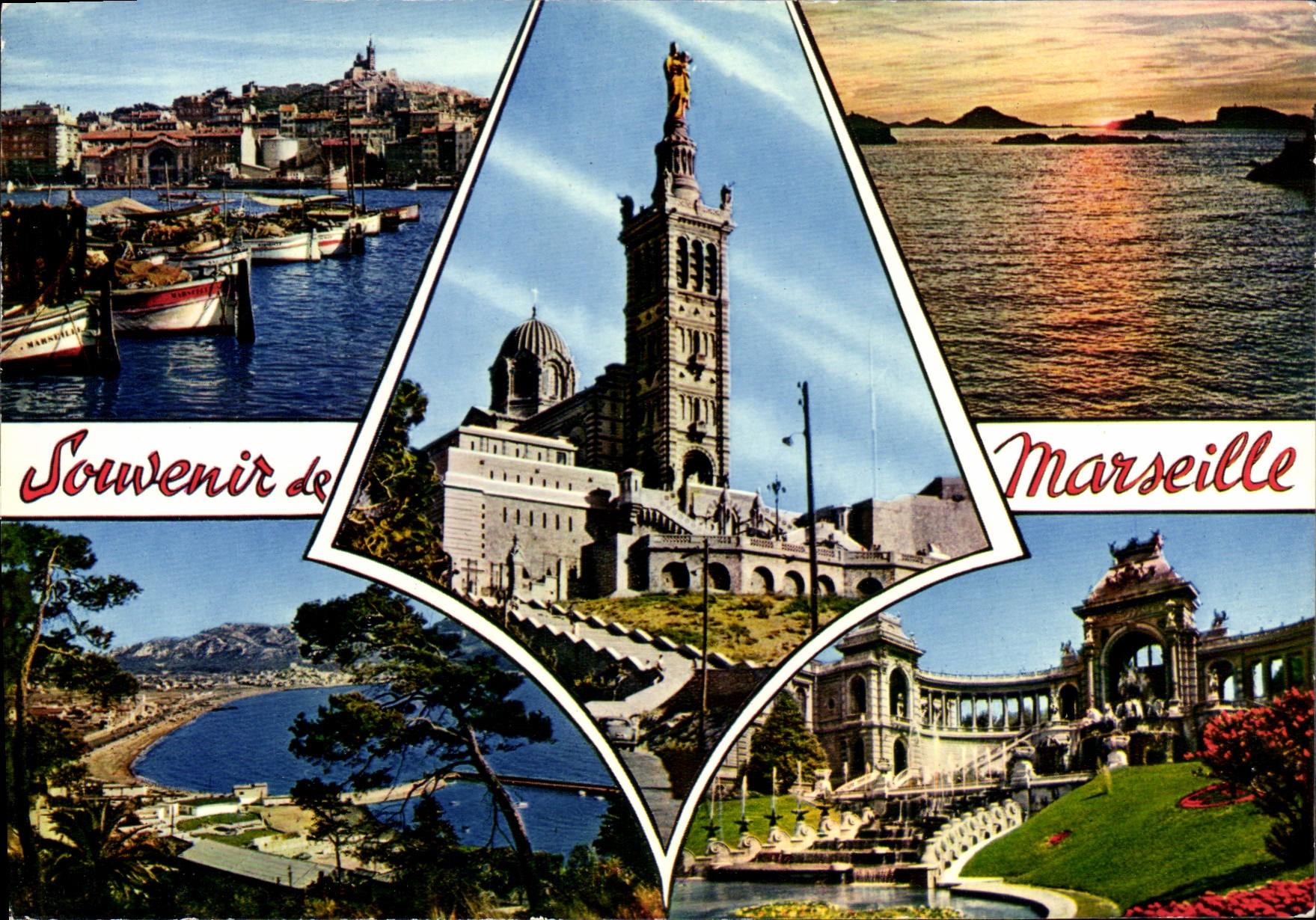 Marseille — Souvenir de Marseille — Société P.E.C. MEXICHROME - Anverso