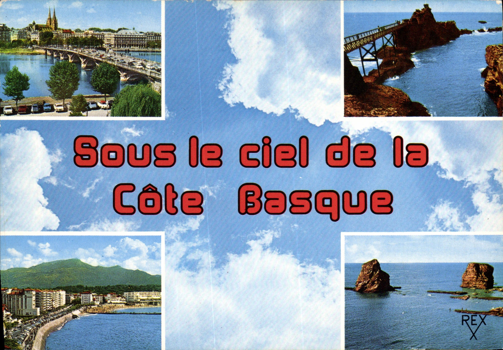Côte Basque — Sous le ciel de la Côte Basque — Éditions REX, n°436