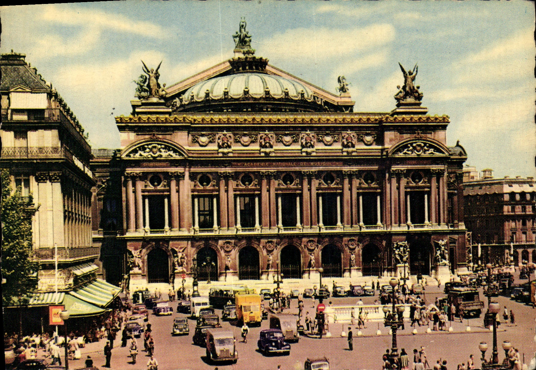 Paris — Place de l'Opéra et Opéra Garnier — Éditions J. Micolor, n° 504