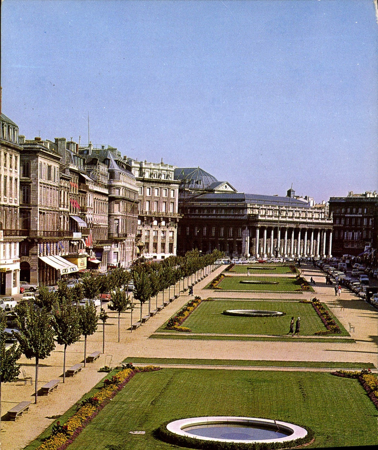 Les Allées de Tourny — au fond, le Grand-Théâtre (XVIIIe siècle) — Élécolor Bordeaux, n° 3429