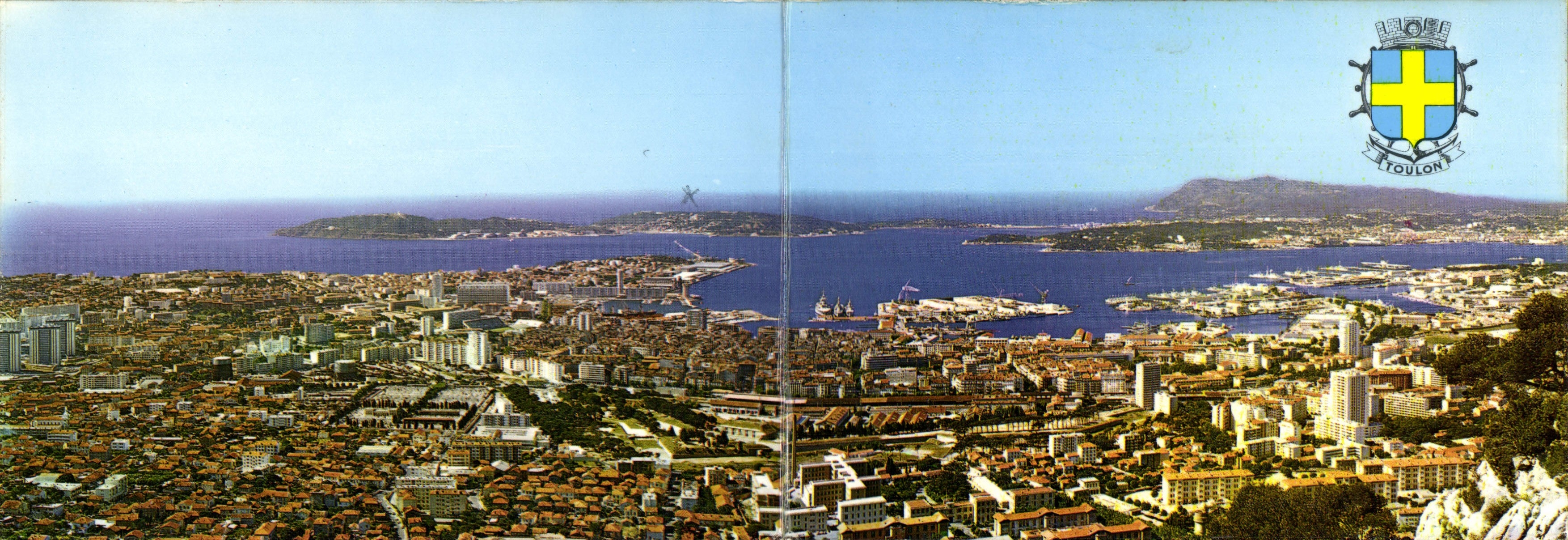 Vue aérienne de Toulon — éditeur inconnu, n° de série non visible - Voorkant