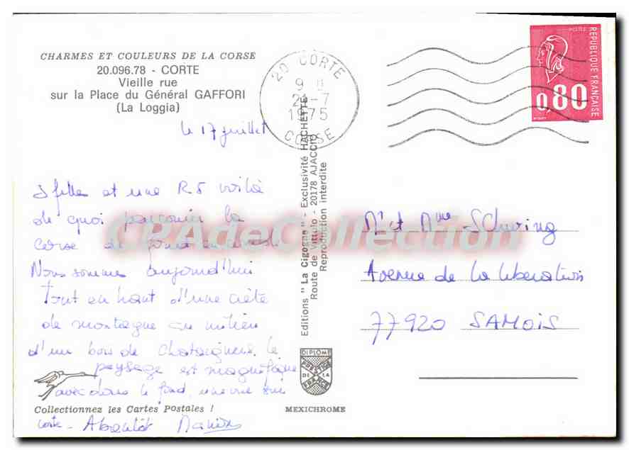 Vieille rue à Corte — La Loggia — Éditions Diplomé — Reverso