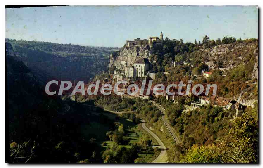 CPSM Roc Amadour Lot Lieu de pelerinage celebre des le Moyen Age vue d'ensemble les sanctuaires et l