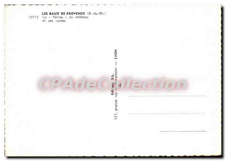 Les Baux-de-Provence — Le château et ses ruines — Éditions S.L. n°10775 — Reverso