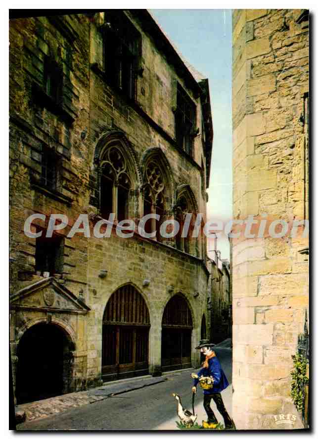 Sarlat (Dordogne) — Hotel Plamon (14. Jahrhundert), genannt « Maison des Consuls » — IRIS, n°55
