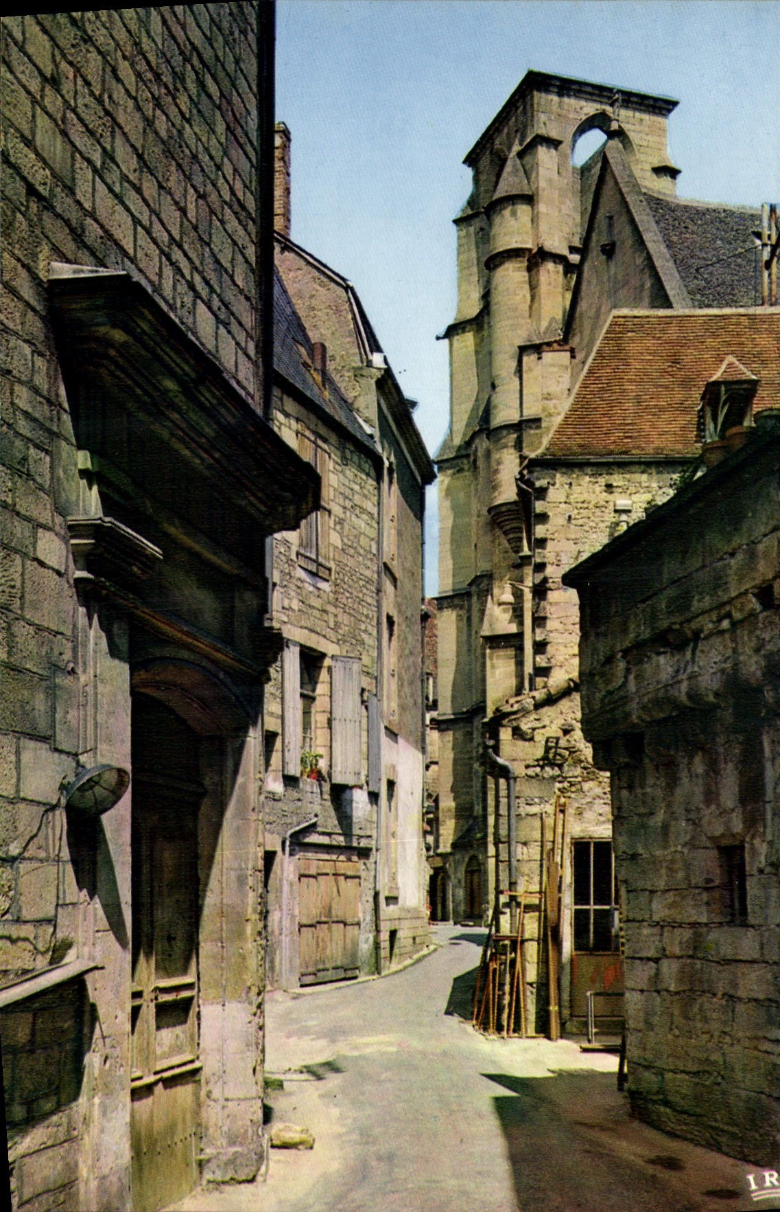 Sarlat (Dordogne) — Ansicht der alten Kirche Sainte-Marie (14. Jahrhundert) — Editions Modernes ThéoJat, Limoges