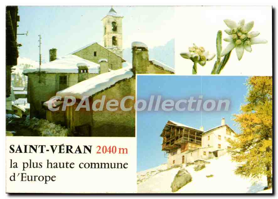 Saint-Véran — la plus haute commune d'Europe — Éditions Arts Graphiques, Toulon