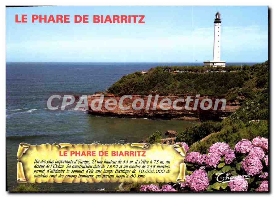 CPSM Le phare de Biarritz 