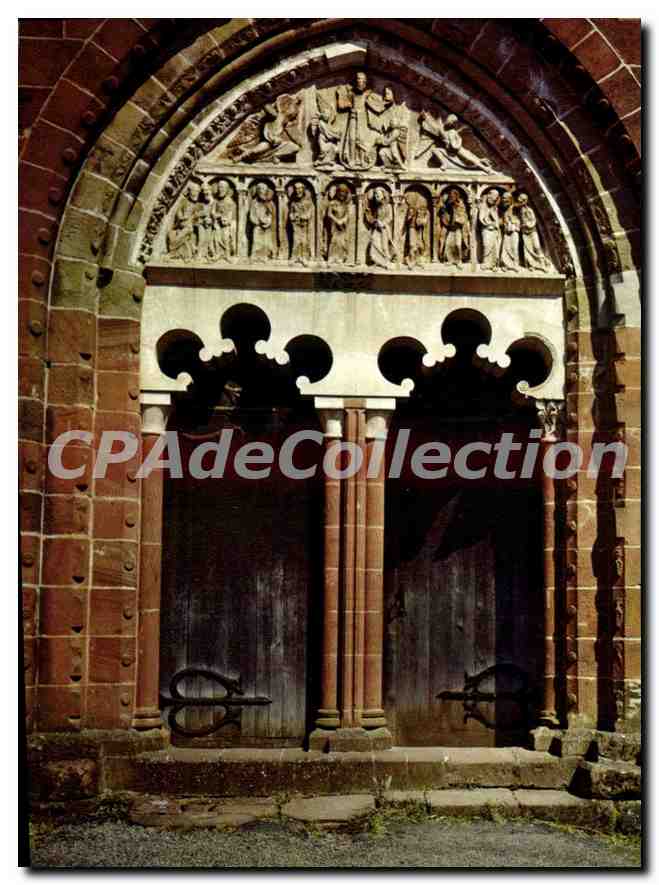 Collonges-la-Rouge (Corrèze) — Tympans et porche de l'église — Pierre Artaud & Cie, éditeurs