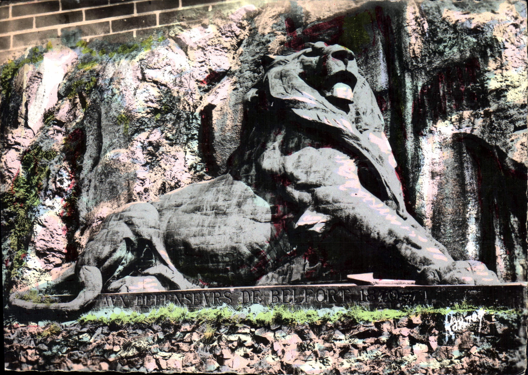Le lion de Belfort — Monument aux Défenseurs de Belfort 1870-71 — Images de France