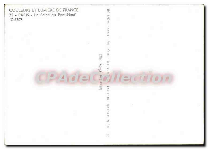 La Seine au Pont-Neuf — Paris — Édition Yvon — Reverso