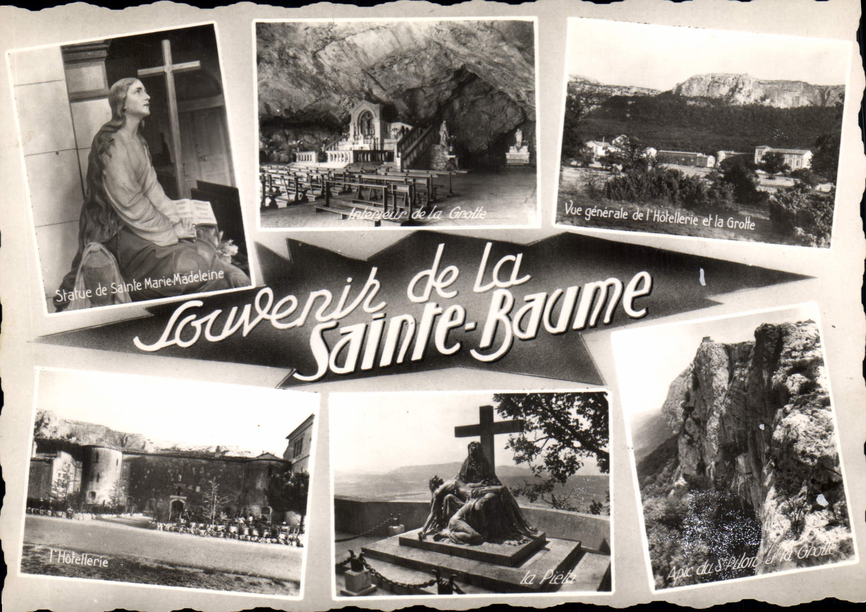 La Sainte-Baume — Souvenir de la grotte et de l'hôtellerie — Éditions de France, Marseille - Anverso