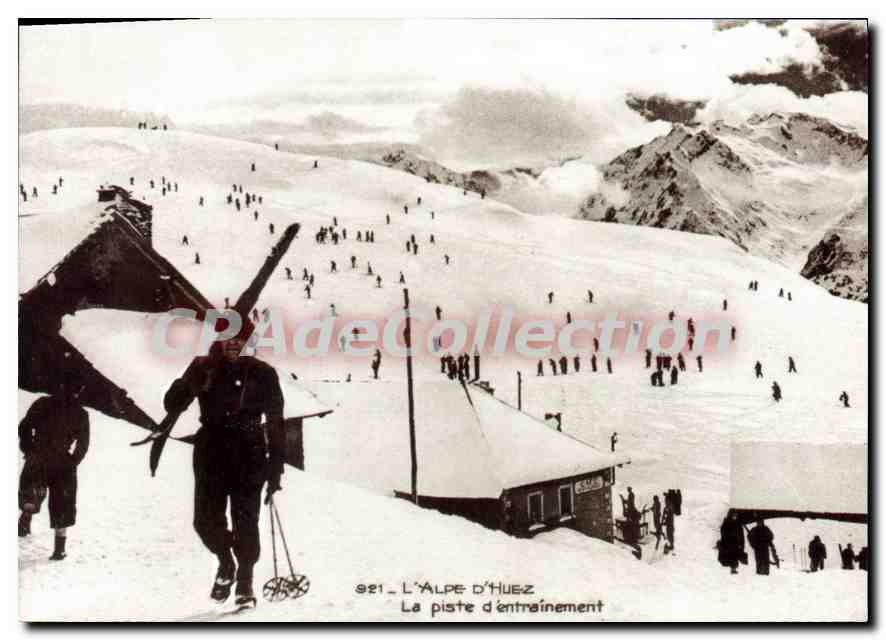 L'Alpe d'Huez — La piste d'entraînement — CPAdeCollection n°921