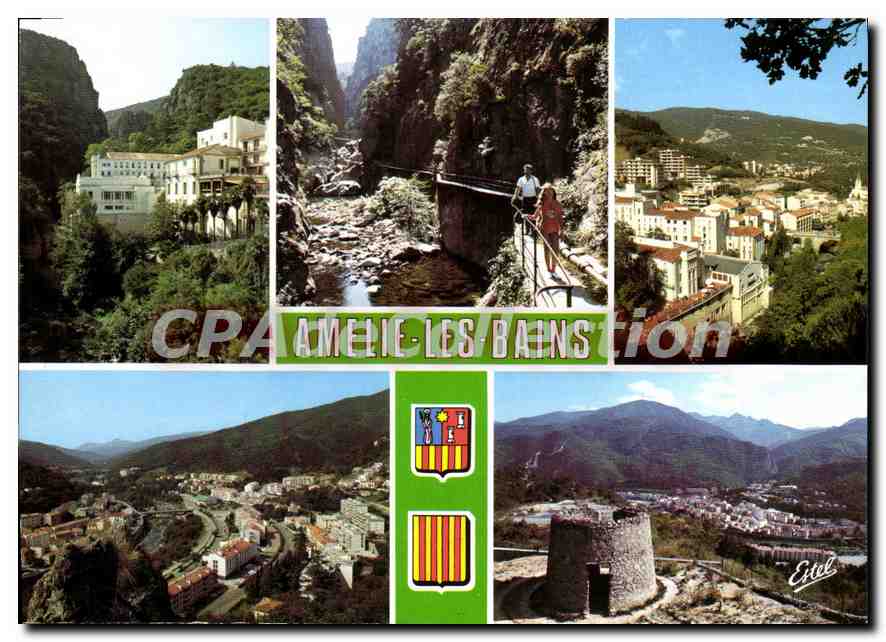 CPSM En Pays les Bains Pyrenees Orientales 