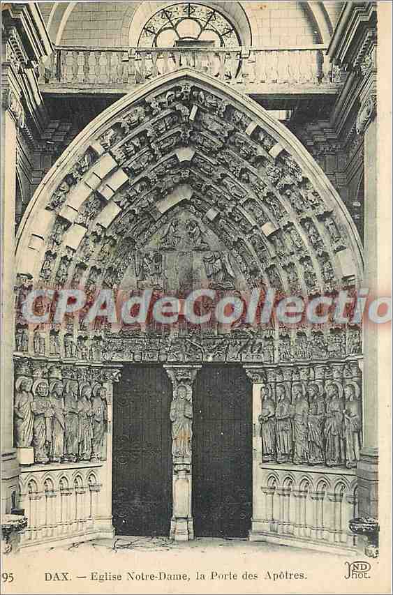 DAX — Église Notre-Dame, la Porte des Apôtres — JND Phot.