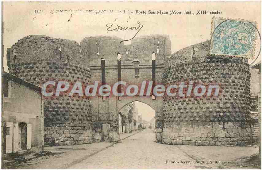 CPA Porte Saint Jean (Mon Hist XIIIe s)