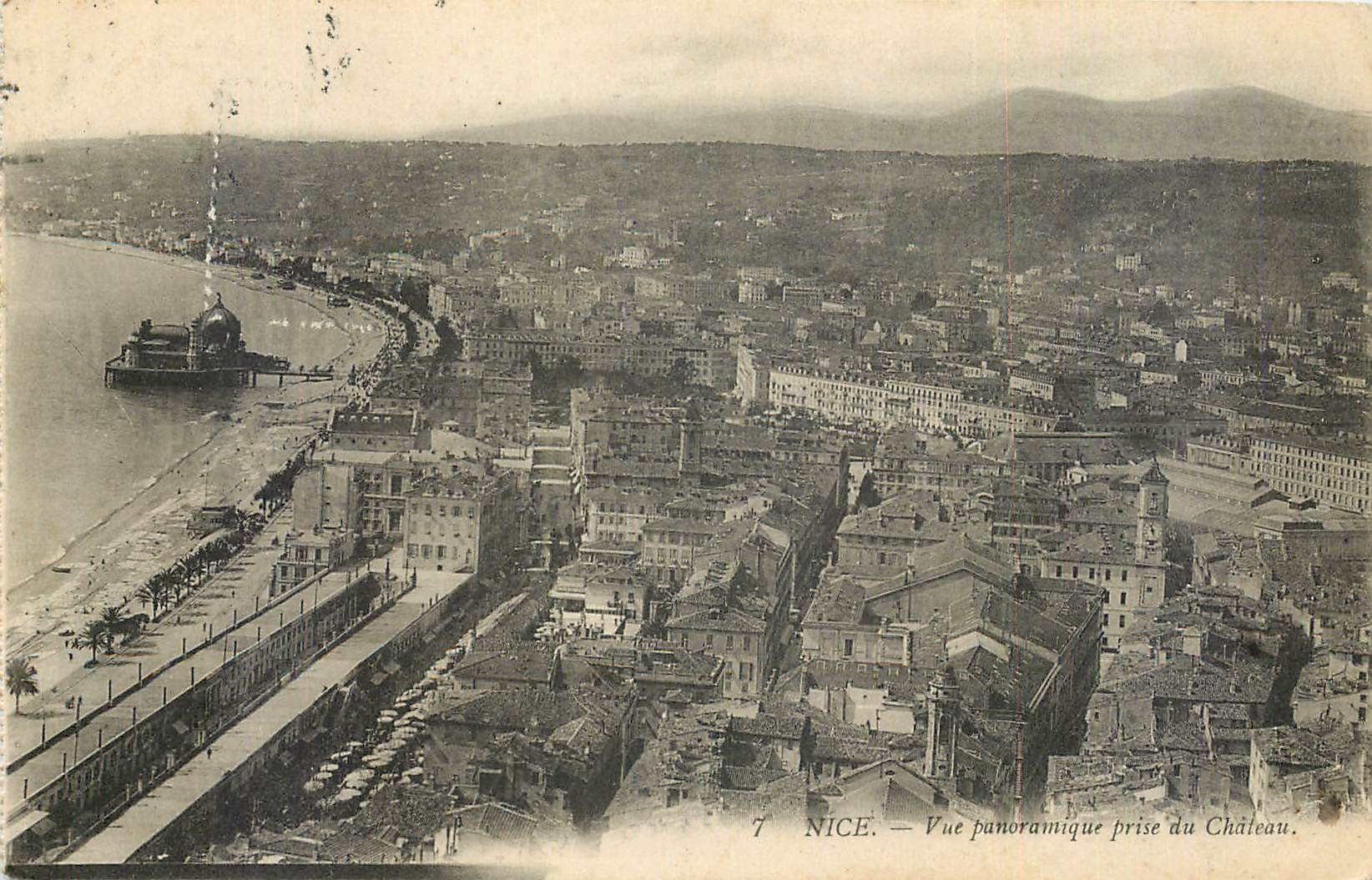 CPA Nice Vue panoramique prise du Chateau