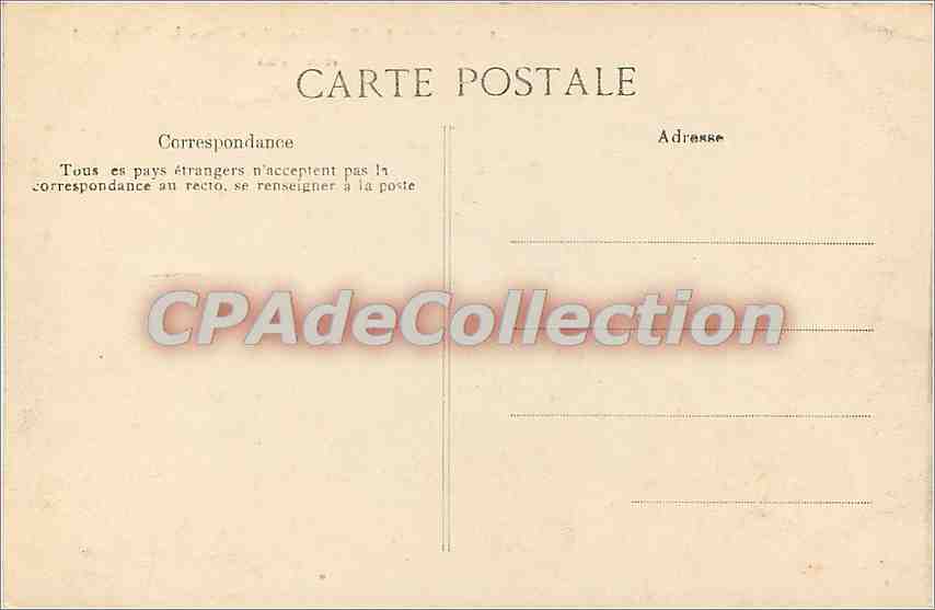 CPA Versailles Char d'Apollon le Tapis Vert et le Palais — Rückseite