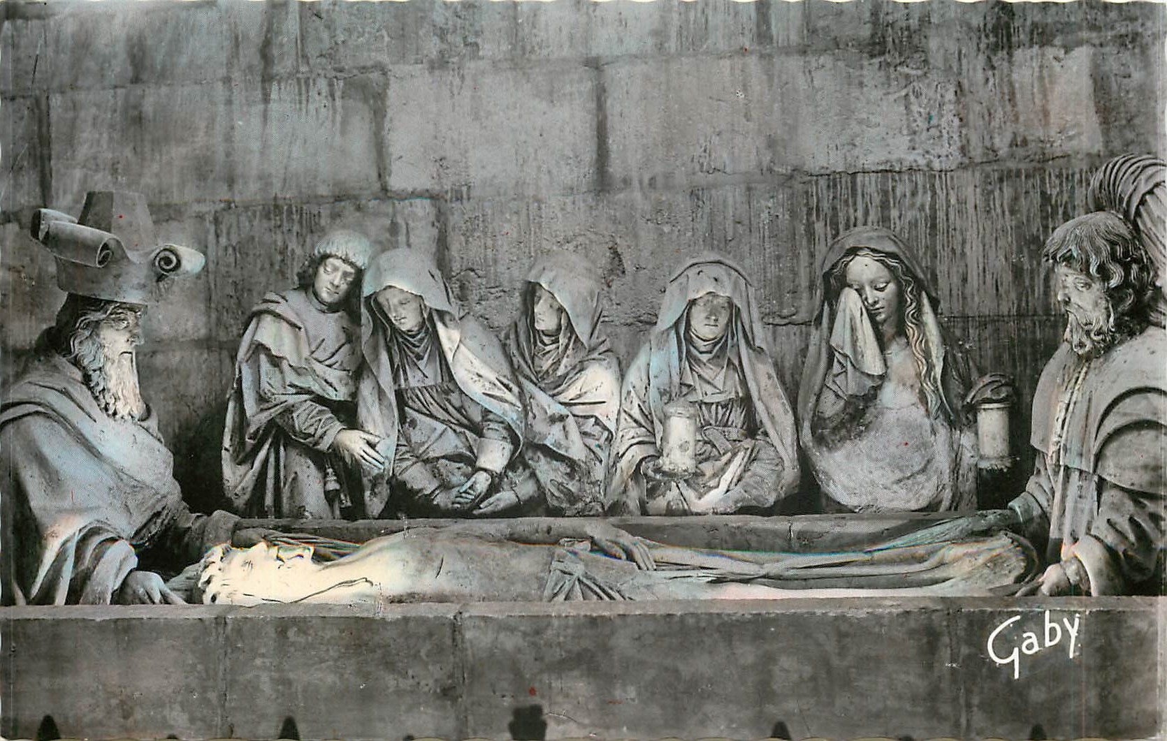 Louviers (Eure) — Église Notre-Dame, le Tombeau du Christ (XVe siècle) — Gaby, Nantes