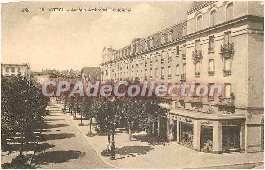 CPA Vittel Avenue Ambroise Bouloumie