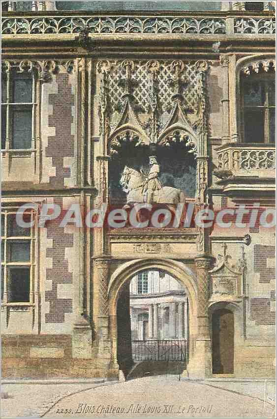 CPA Blois Chateau Serie de 10 vues
