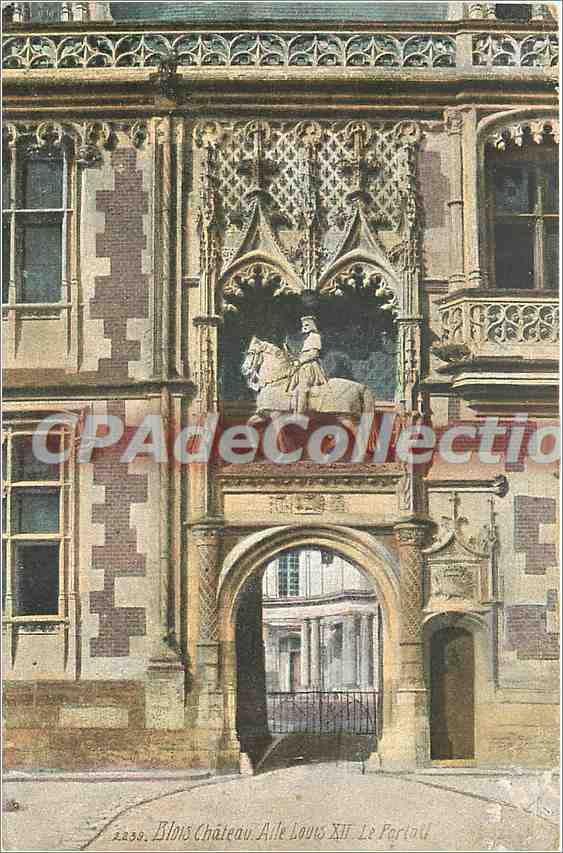 CPA Blois Chateau Louis II Le Partoie