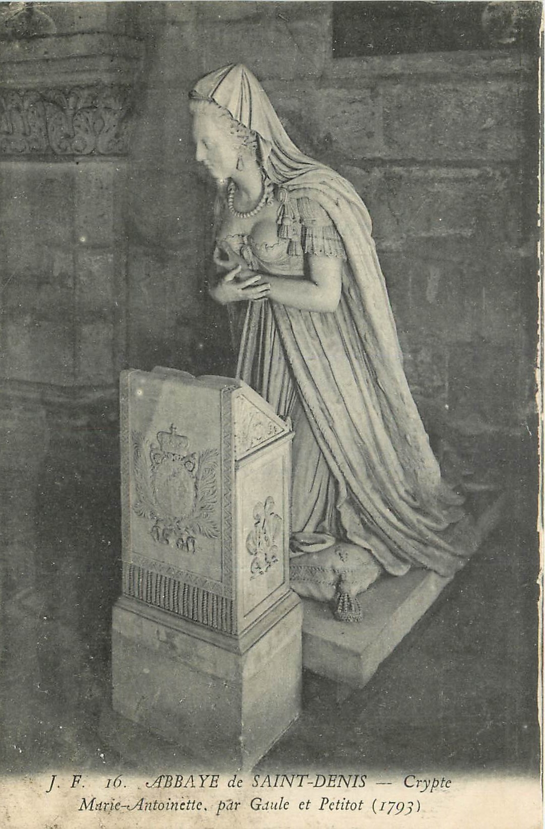 Abbaye de Saint-Denis — Crypte Marie-Antoinette (1793) — par Gaule et Petitot
