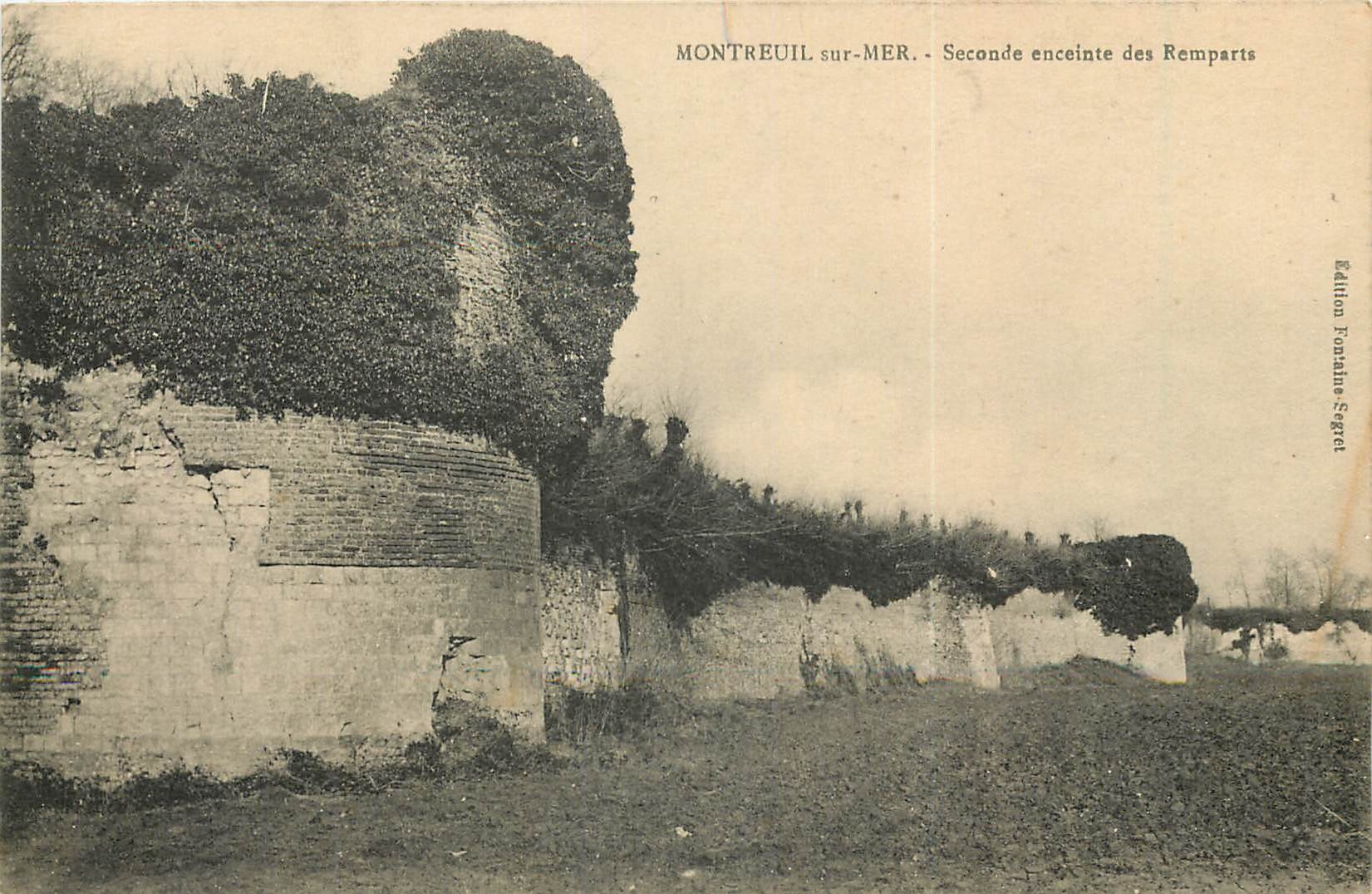 CPA Montreuil sur Mer Seconde enceinte des Remparts