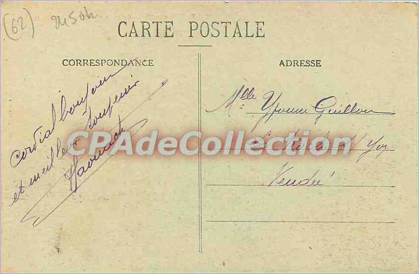 CPA Montreuil sur Mer Seconde enceinte des Remparts — Rückseite