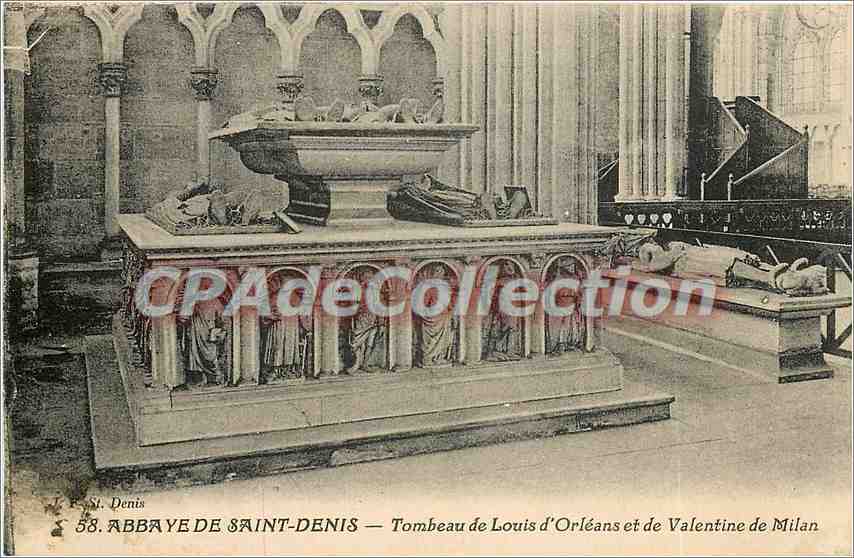 Abbaye de Saint-Denis — Tombeau de Louis d'Orléans et de Valentine de Milan
