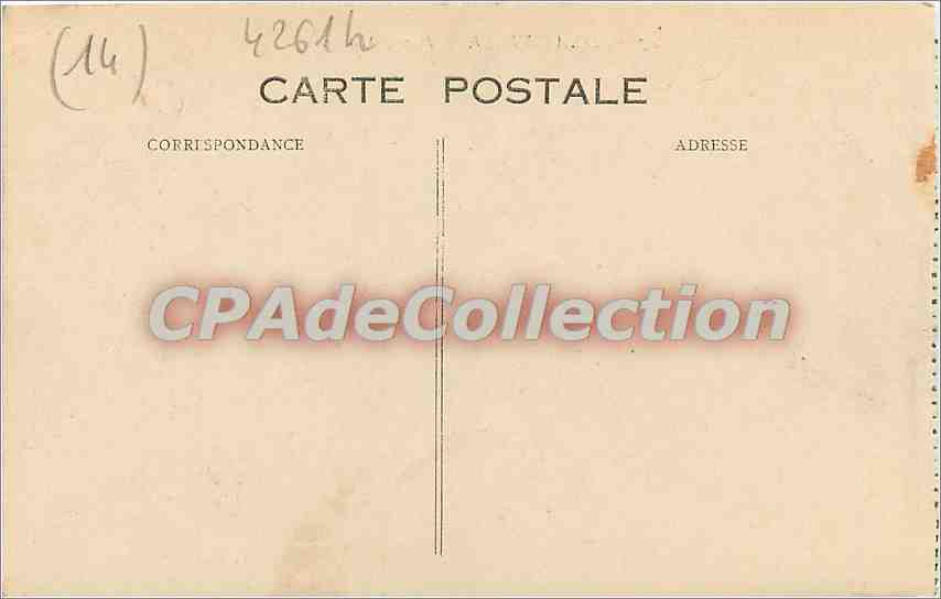 CPA Deauville Place Morny — Rückseite