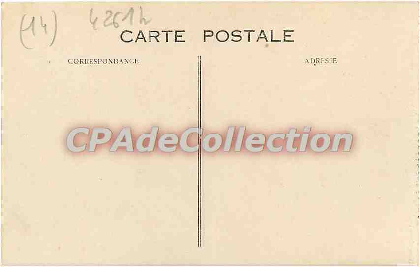 CPA Deauville Le Casino et le Boulevard de la Mer — Rückseite