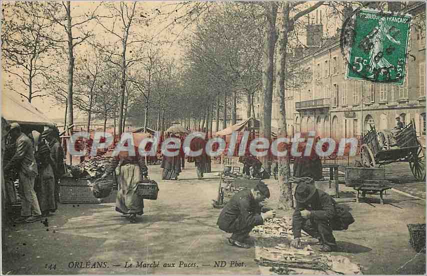 CPA Orleans le Marche aux Puces