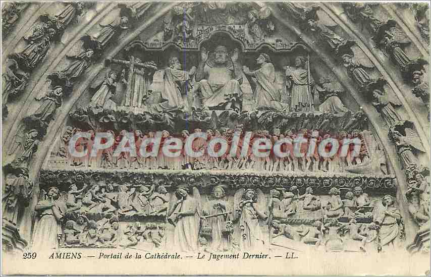 Amiens — Portail de la Cathédrale — Le Jugement Dernier — LL. — n° 259