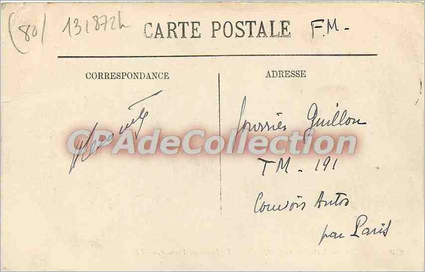 Amiens — Portail de la Cathédrale — Le Jugement Dernier — LL. — n° 259 — Reverso