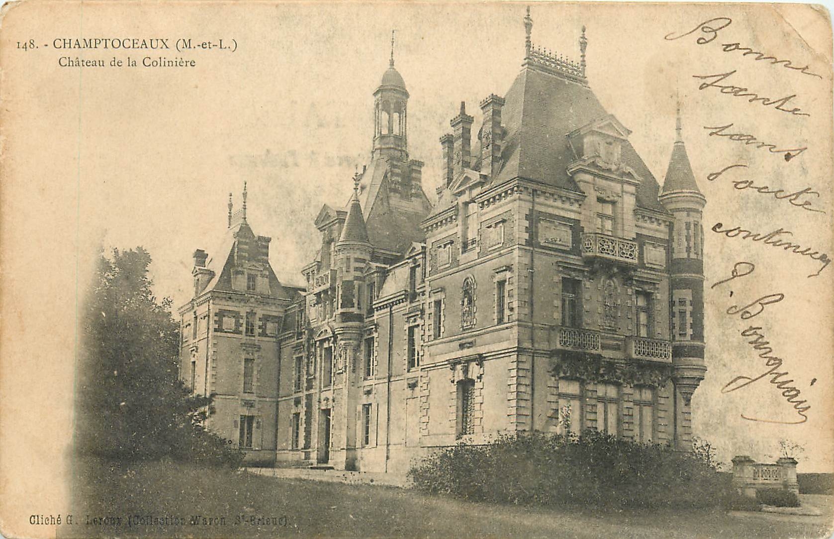 CPA Champtoceaux (M et L) Chateau de la Coliniere