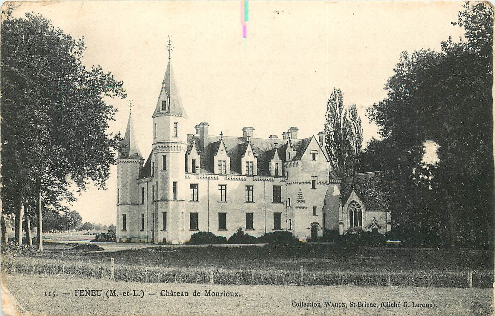 CPA Feneu (M et L) Chateau de Monrioux