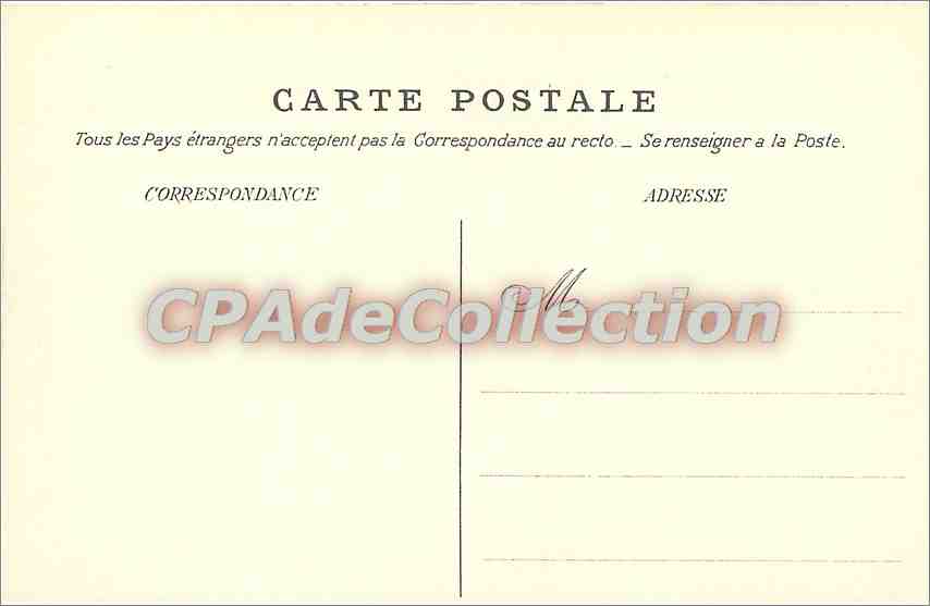 CPA Le Placer St Elie (Haut Sinnamary) reproduction de Guy Delabergerie — Rückseite