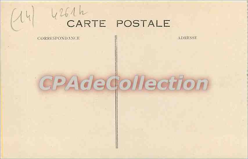 CPA Deauville Normandy Hotel — Rückseite