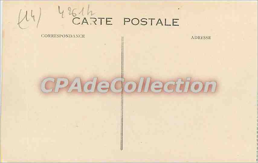 CPA Deauville Boulevard de la Mer — Rückseite