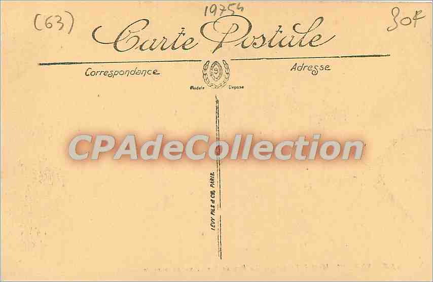 Env. du Mont-Dore — Le Puy de Sancy, vu de la route — LL. — Reverso