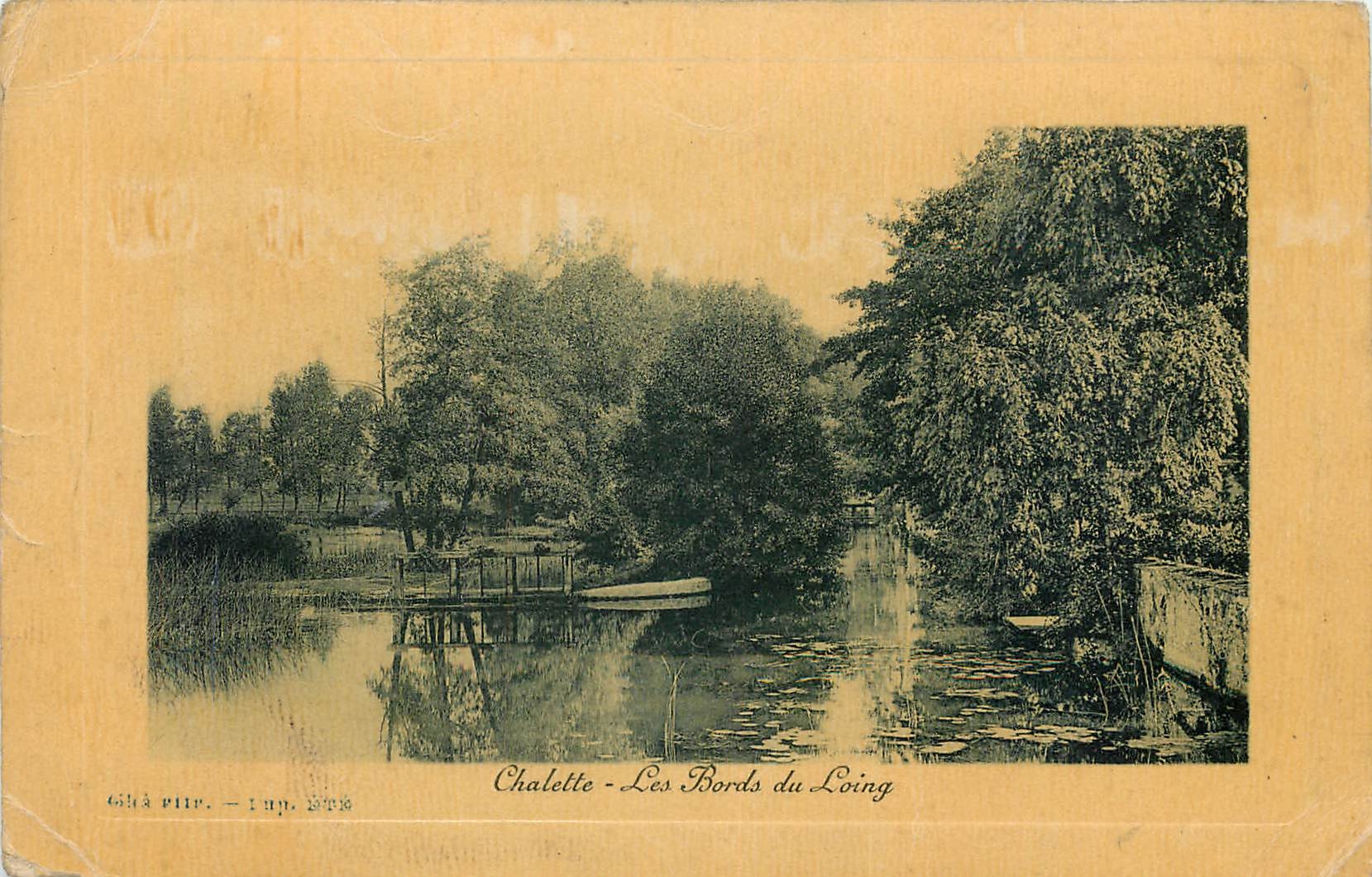 Chalette - Les Bords du Loing — Édition Teller, tabac, café