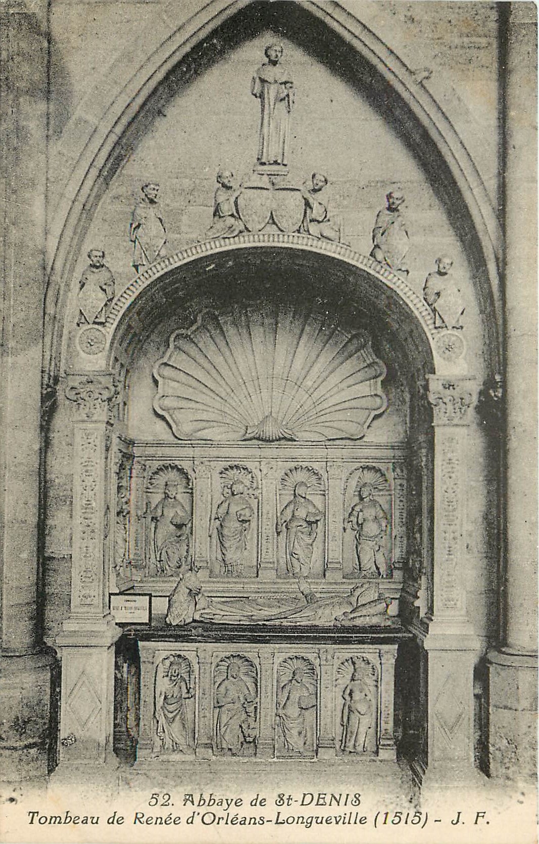 Tombeau de Renée d'Orléans-Longueville — Abbaye de Saint-Denis (1515) — J.F.